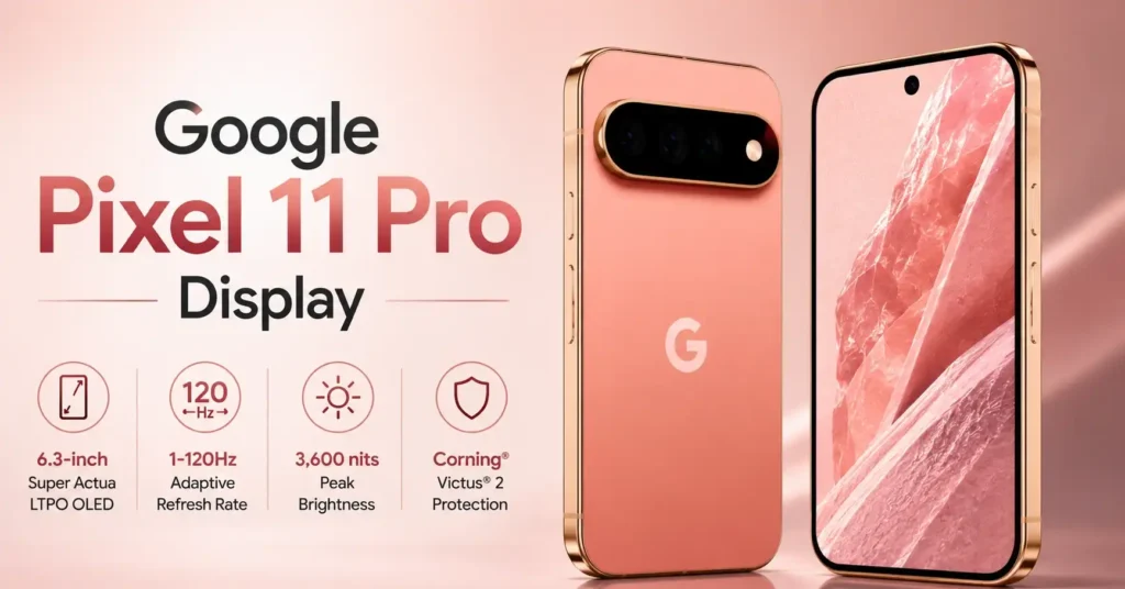 Google Pixel 11 Pro Display