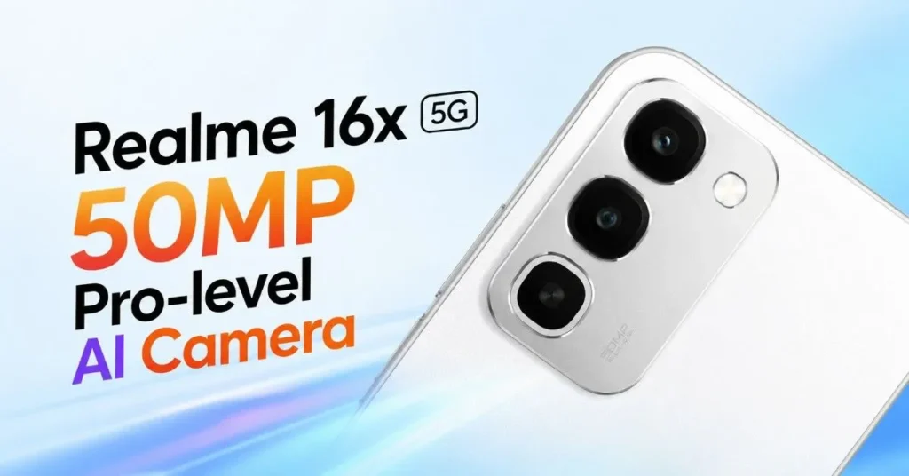 Realme 16x 5G Camera