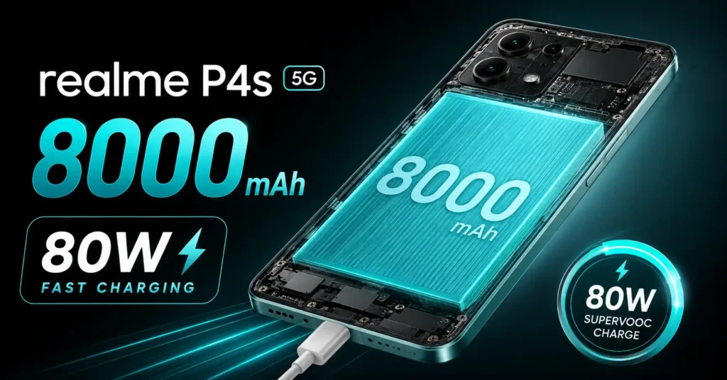 Realme P4s 5G Battery