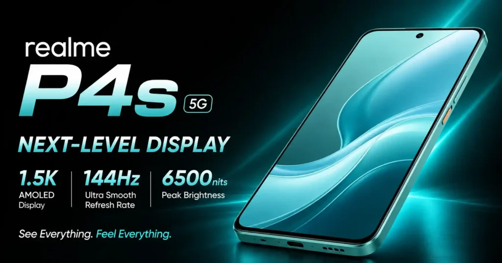 Realme P4s 5G Display