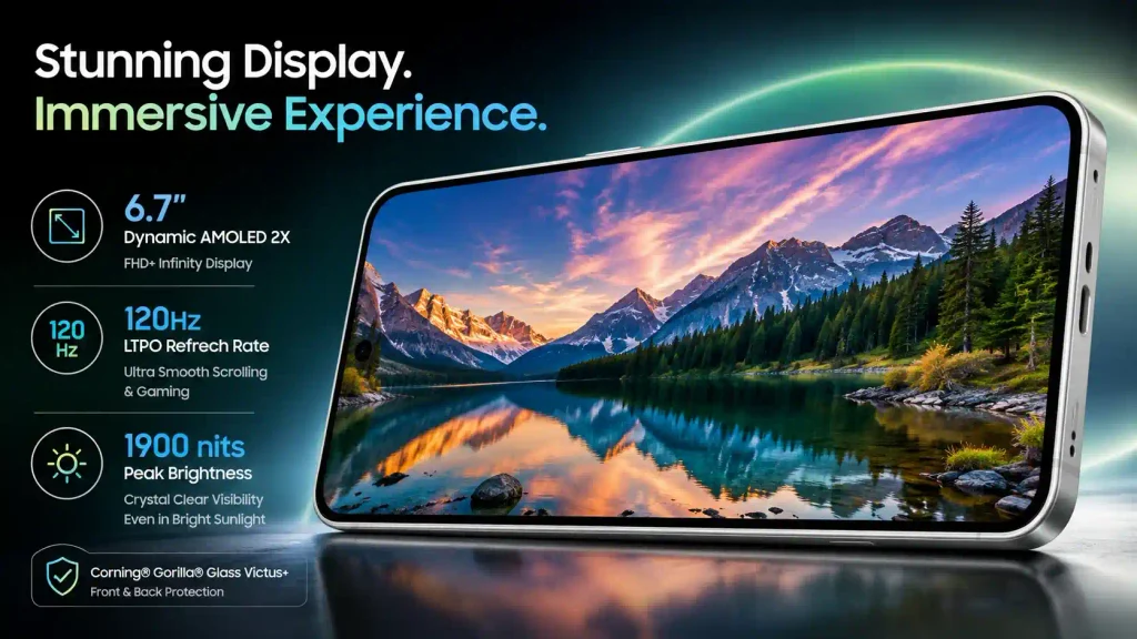 Samsung Galaxy S26 FE Display