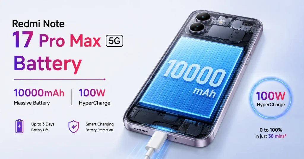 Redmi Note 17 Pro Max 5G Battery